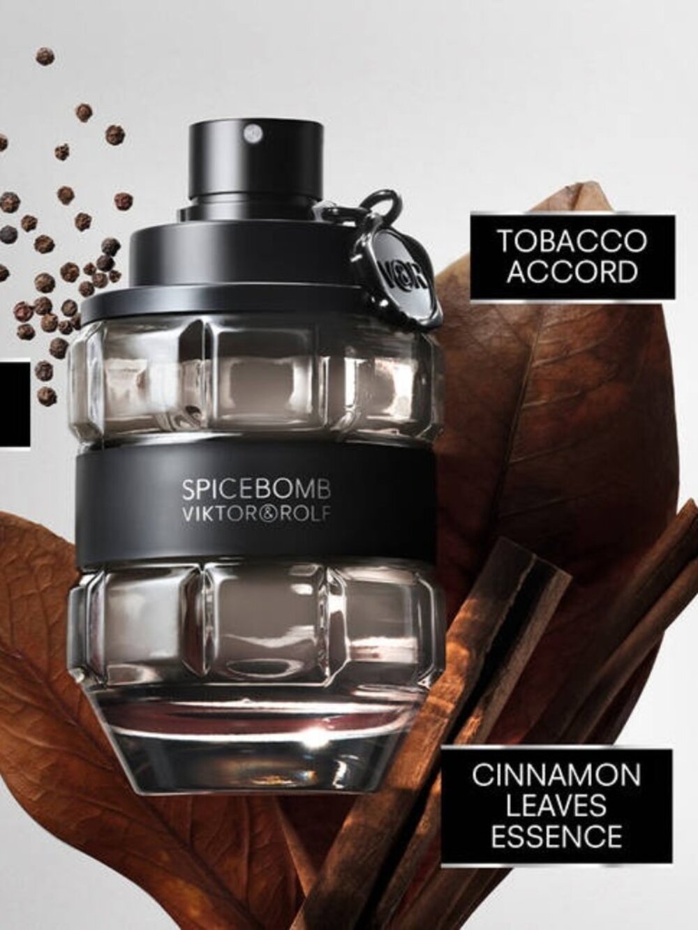 Viktor & Rolf Spicebomb EDT Duo Set,Mini 7ml & Sample Spray 1.2ml-2pc-BOXED-NEW - Picture 4 of 16